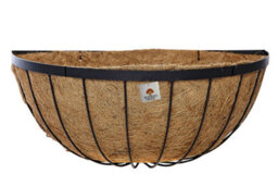 Ruddings Wood Garden Metal Wall Basket Trough Hay Rack Planter 500mm Set Of 2 - thumbnail 2