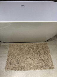 Rapport Home Cotton Loop Shaggy Bath Mat Taupe 50X80Cm - thumbnail 2