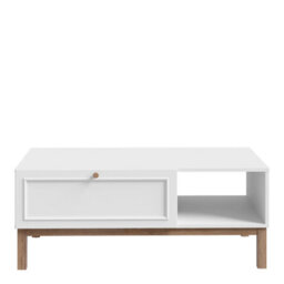 Furniture To Go Wensley 1 Drawer Coffee Table In Light Grey And Oak - thumbnail 2