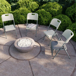 Lassic Home Vida Set Of 4 Indoor & Outdoor Folding Chairs - thumbnail 2
