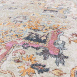 The Rug Edit Flores Kira Fr04 Traditional Persian 65mm Beige Runner, 066X240Cm - thumbnail 7