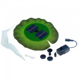 Smart Garden Solar Lily Pad Floating Pond Fountain Water Feature Jet 3 Effects - thumbnail 2
