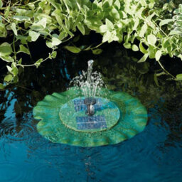 Smart Garden Solar Lily Pad Floating Pond Fountain Water Feature Jet 3 Effects - thumbnail 1