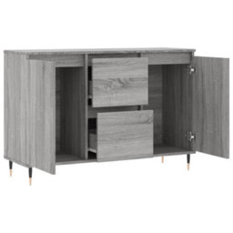 Vidaxl Sideboard Grey Sonoma 101.5X35X70 Cm Engineered Wood - thumbnail 6