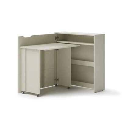 Arte Work Concept Slim Cashmere Convertible Hidden Desk 90Cm - Left - image 1