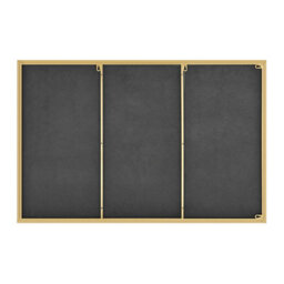 Furniturebox Emma Small 100X66Cm Gold Framed Rectangular Vertical Living Room Hallway Wall Mirror - thumbnail 7
