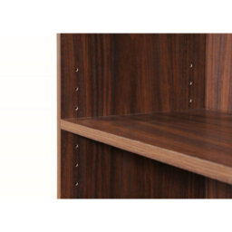 Timber Art Design 3 Tier Bookcase Wide Display Shelving Storage Unit Wood Furniture Walnut - thumbnail 3