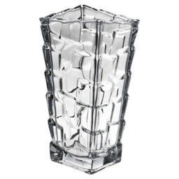 Queensway Home and Dining Queensway Home & Dining 25Cm Height Watford Crystal Look Heavy Glass Bouquet Flower Vase - thumbnail 7