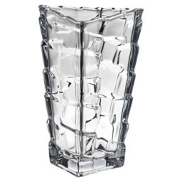 Queensway Home and Dining Queensway Home & Dining 25Cm Height Watford Crystal Look Heavy Glass Bouquet Flower Vase - thumbnail 4
