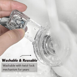 2 Suction Cup Bathroom Hooks, No Drilling Required Towel Holder, Strong Suction Wall Mounted Hooks For Shower, Kitchen, Toilet - thumbnail 5