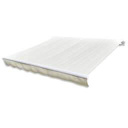 Berkfield Awning Top Sunshade Canvas Cream 500X300 Cm - thumbnail 2