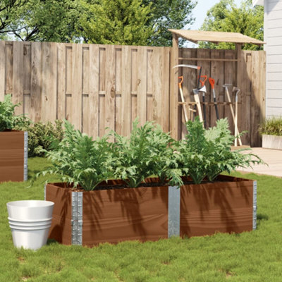 Berkfield Garden Planter Brown 150X50 Cm Solid Wood Pine - image 1