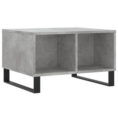 Berkfield Modern Coffee Table Concrete Grey 60X50X36.5 Cm Engineered Wood - image 1