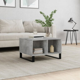 Berkfield Modern Coffee Table Concrete Grey 60X50X36.5 Cm Engineered Wood - thumbnail 2