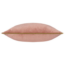 furn. Furn Meridian Velvet Piped Cushion Cover, Blush/gold, 55 X 55Cm - thumbnail 2