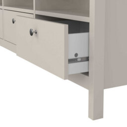 Wyld Haus Gossmere Natural Cashmere 3-Drawer Tv Unit In Cream Matt Finish By - thumbnail 7