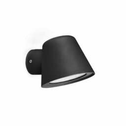 Luminosa Lighting Luminosa Gina 1 Light Outdoor Wall Light Black Ip44, Gu10 - thumbnail 3