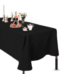 Neel Blue Rectangular Tablecloth 178Cm X 320Cm - Black - thumbnail 8