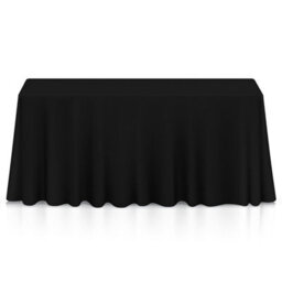 Neel Blue Rectangular Tablecloth 178Cm X 320Cm - Black - thumbnail 7
