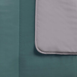 OHS Coverless 10.5 Tog Duvet & Pillowcase, Teal/grey - King - thumbnail 9