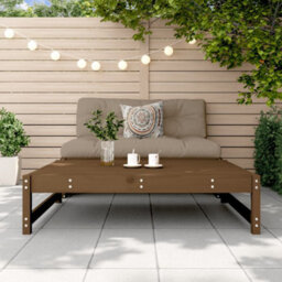 Berkfield Garden Footstool Honey Brown 120X80 Cm Solid Wood Pine - thumbnail 3