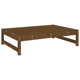 Berkfield Garden Footstool Honey Brown 120X80 Cm Solid Wood Pine - thumbnail 2
