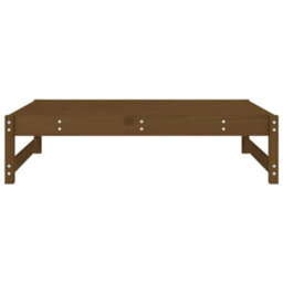 Berkfield Garden Footstool Honey Brown 120X80 Cm Solid Wood Pine - thumbnail 4