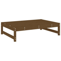 Berkfield Garden Footstool Honey Brown 120X80 Cm Solid Wood Pine - thumbnail 6