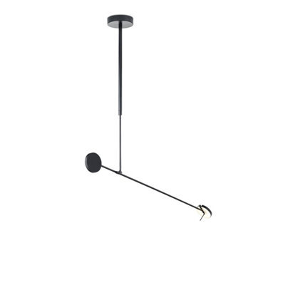 Luminosa Lighting Luminosa Invisible Led Ceiling Pendant Matt Black Mains Dimming (Lc) 765Lm 3000K