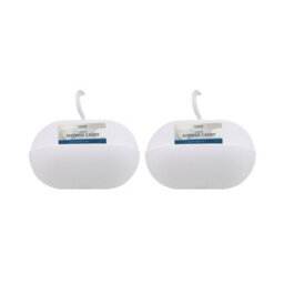 Plastic Hanging Shower Caddy White Colour 2Packs - thumbnail 1