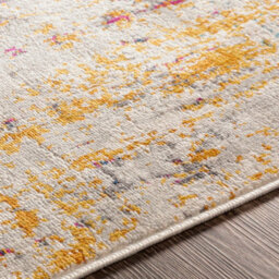 Livabliss Floransa-Abstract Grey Pink Yellow Blue Modern Marble Living Dining Bedroom Rug 160 X 215 Cm Easy Care, Non Shedding - thumbnail 3