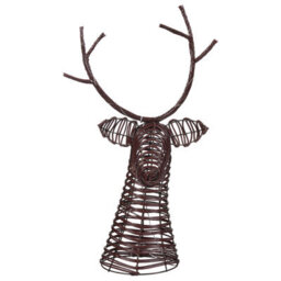 Beliani Christmas Decoration Led Dybeso Reindeer 60 Cm Dark Brown - thumbnail 6