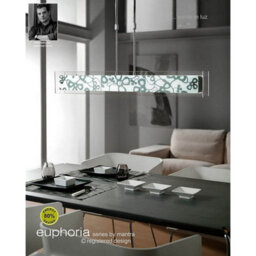 Luminosa Lighting Luminosa Euphoria Pendant 1 Light L1/sgu10, Polished Chrome/opal White Glass - thumbnail 3