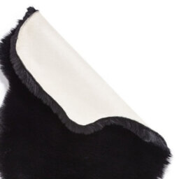 Sheepskin Black Plain Shaggy Rug, 50mm Thickness Modern Rug, Luxurious Rug For Living Room, & Dining Room-60Cm X 90Cm (Single) - thumbnail 3