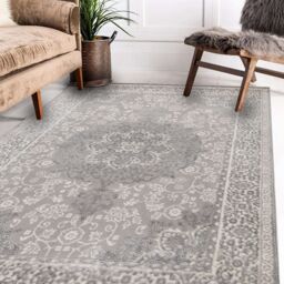 Vinci Grey Traditional Large Rug, (L)230Cm X (W)160Cm - thumbnail 4