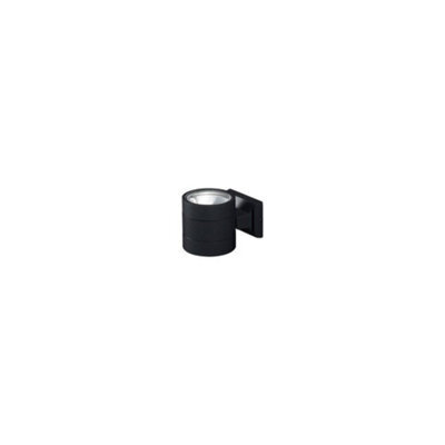 Ideal Lux Snif Round 1 Light Outdoor Up Down Wall Light Black Ip54, G9