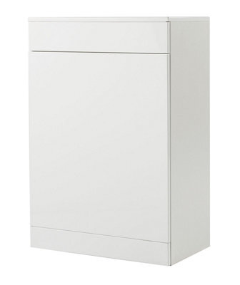 Ardenno Gloss White Toilet Cabinet (H)810mm X (W)550mm