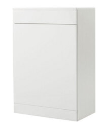 Ardenno Gloss White Toilet Cabinet (H)810mm X (W)550mm - thumbnail 1