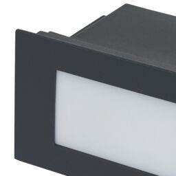 GoodHome Neihart Matt Dark Grey Mains-Powered Neutral White Led Rectangular Deck Light - thumbnail 5
