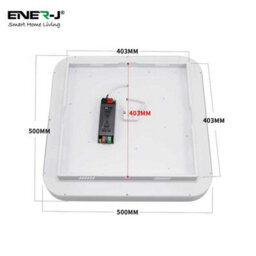 Ener-J 80W Rgbic Square Smart Sky Ceiling Light 500mm White 240V - thumbnail 5