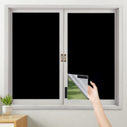 MadeokoLTD 100% Blackout Diy Curtain Portable Window Shade Extra Large With Magic Tape Home - thumbnail 1