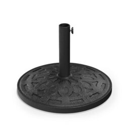 Living And Home Black Round Resin Umbrella Base Heavy Duty Outdoor Parasol Stand 14 Kg - thumbnail 2