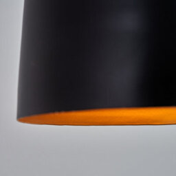 Valuelights Morimo Black Metal Industrial Style Suspended Ceiling Pendant Light Fitting - thumbnail 5