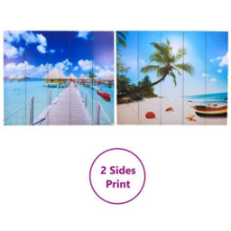 Vidaxl Folding Room Divider 200X170 Cm Beach Room Dividers - thumbnail 5