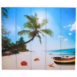 Vidaxl Folding Room Divider 200X170 Cm Beach Room Dividers - thumbnail 2