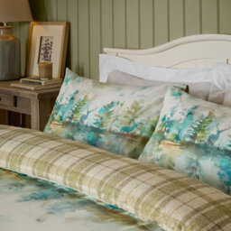 Voyage Maison Voyage Wilderness 100% Cotton Reversible Duvet Cover Set, Forest, Single - thumbnail 2