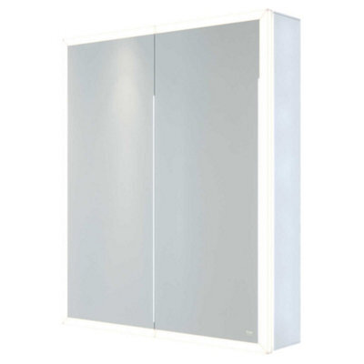RAK Ceramics Rak Pisces 600X700mm Illuminated Led Bathroom Mirror Cabinet With Ir Sensor & Demister