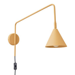 Luminosa Lighting Luminosa Nox Dome Wall Lamp Gold, Black 1X E14 - thumbnail 9