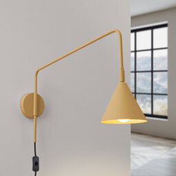 Luminosa Lighting Luminosa Nox Dome Wall Lamp Gold, Black 1X E14 - thumbnail 2