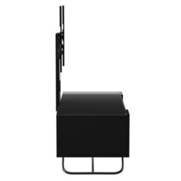 Alphason Chromium Tv-Stand With 1 Flap Black, 1000mm Include Bracket - thumbnail 5
